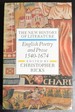 English Poetry and Prose 1540-1674 (New History of Literature)