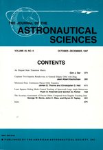 The Journal of the Astronautical Sciences Volume 45, No.4 October-December, 1997