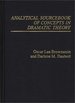 Analytical Sourcebook of Concepts in Dramatic Theory