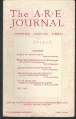 The a.R.E. Journal; Volume XVIII, No.2: March, 1983