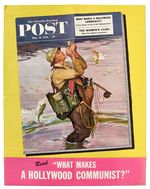[Poster]: the Saturday Evening Post. May 19, 1951: What Makes a Hollywood Communist? a Case History of One of the "Hollywood Ten"