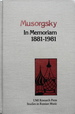 Musorgsky: In Memoriam, 1881-1981
