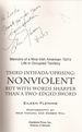 Third Intifada/Uprising: Nonviolent But with Words Sharper than a Two-Edged Sword: Memoirs, etc. (inscribed)