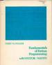 Fundamentals of Fortran Programming: With Watfor/Watfiv
