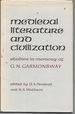Medieval Literature and Civilization: Studies in Memory of G. N. Garmonsway