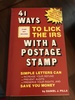 41 Ways to Lick the IRS with a Postage Stamp: Simple Letters Can Save Big Bucks!