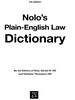 Nolo's Plain-English Law Dictionary