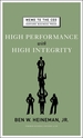 High Performance With High Integrity