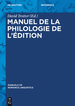 Manuel De La Philologie De L'dition