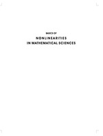 Basics of Nonlinearities in Mathematical Sciences