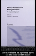 Clinical Handbook of Eating Disorders