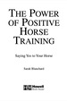 The Power of Positive Horse Training