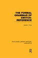 The Formal Grammar of Switch-Reference (Rle Linguistics B: Grammar)