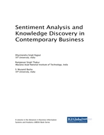 Sentiment Analysis and Knowledge Discovery in Contemporary Business