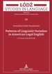 Patterns of Linguistic Variation in American Legal English