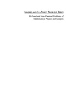 Ill-Posed and Non-Classical Problems of Mathematical Physics and Analysis