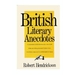 British Literary Anecdotes by Robert Hendrickson NEW copy!