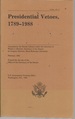 Presidential Vetoes, 1789-1988 (S. Pub. 102-12)