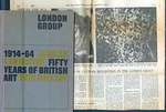 London Group. 1914-64 Jubilee Exhibition Fifty Years of British Art, Tate. (Catalogue of an Exhibition Held at Tate Gallery, 15 July-16 August, 1964. )