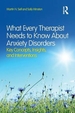 What Every Therapist Needs to Know About Anxiety Disorders: Key Concepts, Insights, and Interventions