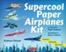 Supercool Paper Airplanes Kit: 12 Pop-Out Paper Airplanes Assembled in about a Minute: Kit Includes Instruction Book, Pre-Printed Planes & Catapult Launcher