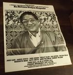 (Music, New York School) 29" X 22" Poster for the 1976 Benefit Dudjohn Rinpoche Which Included: John Cage, Jackie Curtis, Philip Glass, Les Levine, Taylor Mead, Meredith Monk, Patti Smith, Anne Waldman, and Robert Wilson. By John Cage, Jackie Curtis,...