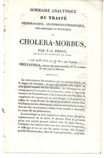 Sommaire Analytique Du Traite Physiologique, Anatomico-Pathologique, Therapeutique, Et Hygienique Du Cholera-Morbus