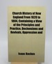 Church History of New England From 1620 to 1804, Containing a View of the Principles and Practice, Declensions and Revivals, Oppression and Liberty of the Churches, and a Chronological Table