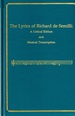 Lyrics of Richard De Semilli: a Critical Edition and Musical Transcription