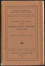 Guidebook to the Geology of the Pennsylvania Turnpike: Carlisle to Irwin [Topographic and Geologic Survey, Bulletin G 24]