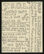 [Punk Flyer]: T.S.O.L. and Dead Kennedys at the Barn