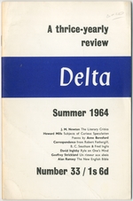 Delta: the Cambridge Literary Magazine-Summer 1964 (Number 33)