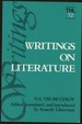 Writings on Literature [Theory and History of Literature, Volume 72]