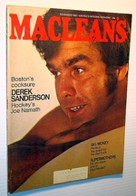 Maclean's-Canada's National Magazine, November 1969: Cover Photo of the Boston Bruins' "Cocksure Derek Sanderson"