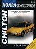 Honda Accord and Prelude, 1984-95 (Chilton's Total Car Care Repair Manual)