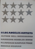 11 Los Angeles Artists: Altoon Bell Diebenkorn Harrison Hendler Irwin McLaughlin Nauman Price Ruscha Wegman