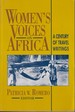 Women's Voices on Africa: a Century of Travel Writings