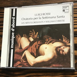 Christie / Rossi: Oratorio Per La Settimana Santa