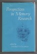 Perspectives in Memory Research