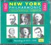 New York Philharmonic: a Sesquicentennial Tribute (Recordings of 1917-1939)