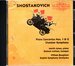 Shostakovich-Piano Concertos 1 & 2, Chamber Symphony (Nimbus)