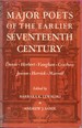 Major Poets of the Earlier Seventeenth Century