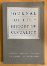 Journal of the History of Sexuality: Volume 3, Number 1, July 1992