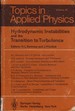 Hydrodynamic Instabilities and the Transition to Turbulence (Topics in Applied Physics)