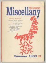 The Carleton Miscellany  Vol. IV, No. 3, Summer 1963