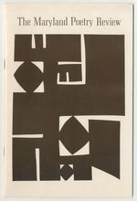 The Maryland Poetry Review-Number 1