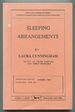 Sleeping Arrangements [With] Typed Letter Signed