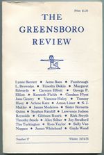 The Greensboro Review-Number 17, Winter, 1974-75
