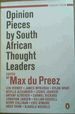 Opinion Pieces By South African Thought Leaders