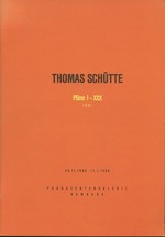 Thomas Schutte: Plane I-XXX 1981